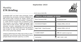 2023-M09 Investabill® Briefing Trade Credebt